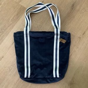 VS ribbed velour tote